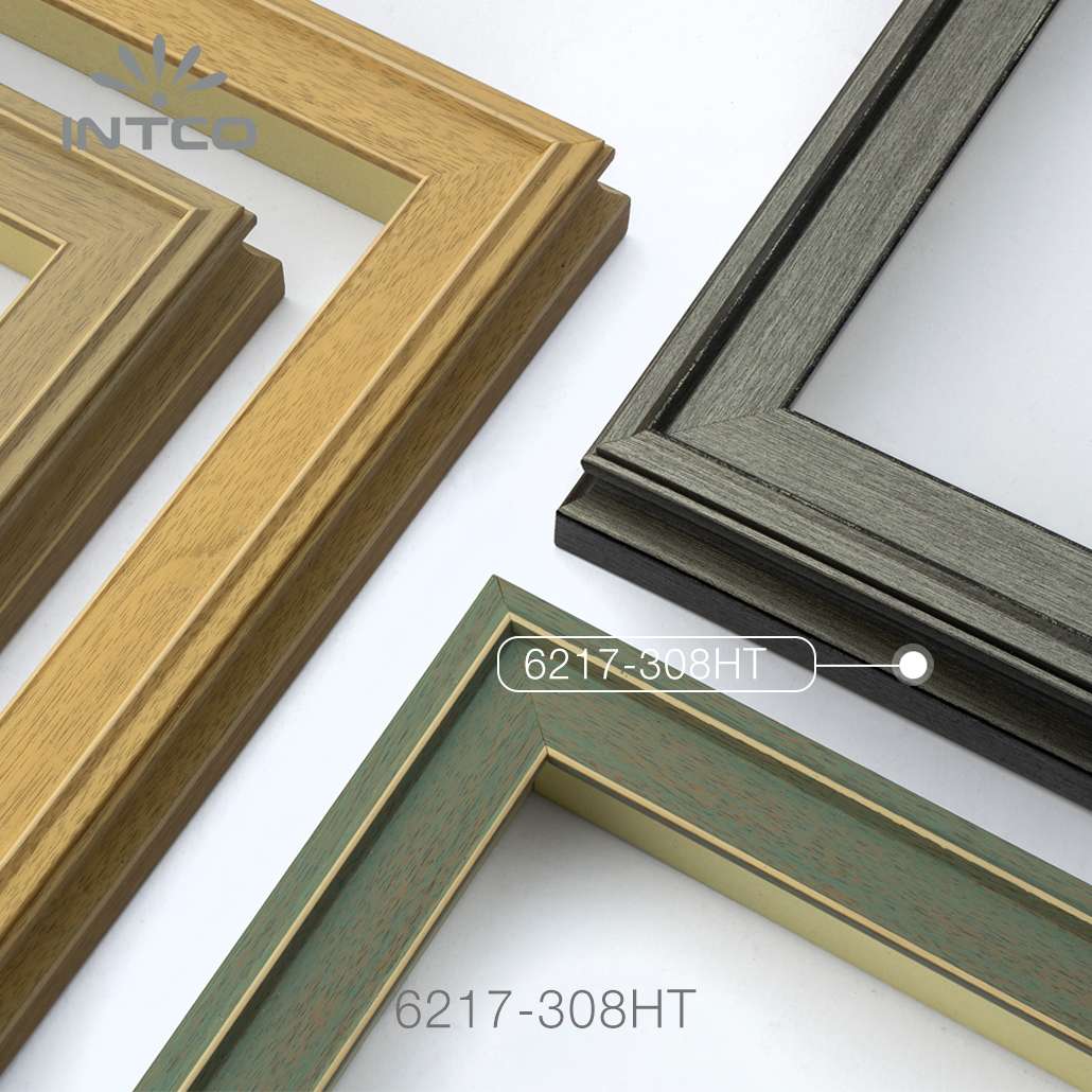 Intco picture frame moulding can be available in multiple finishes