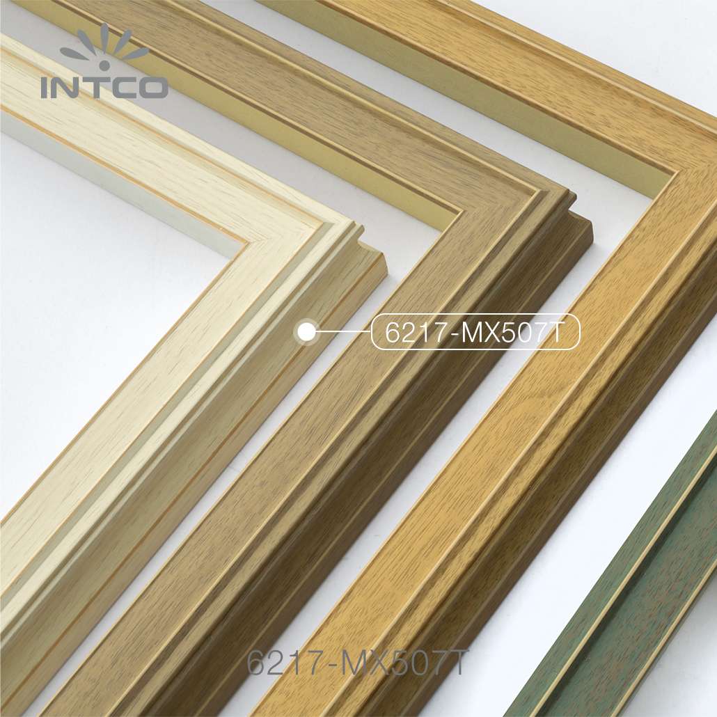 Intco picture frame moulding can be available in multiple finishes