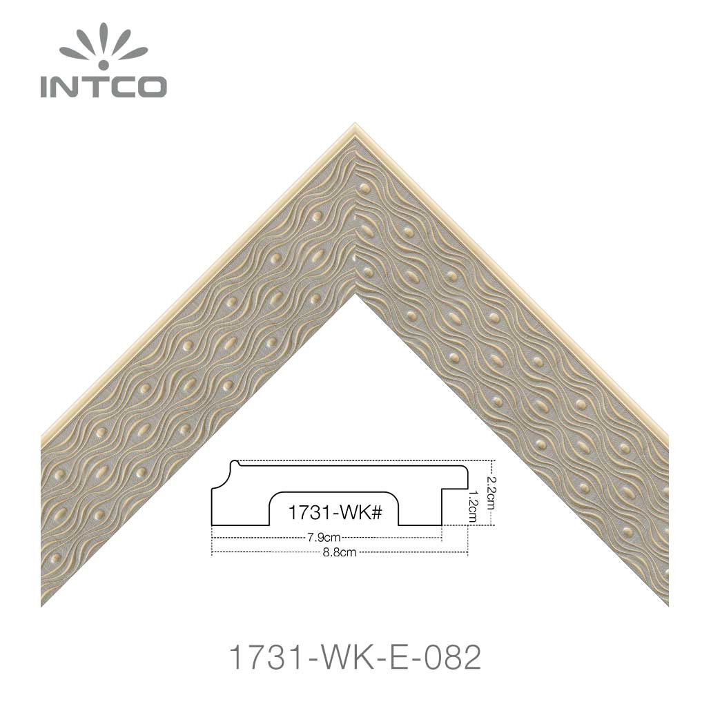 gold unfinished picture frame moulding