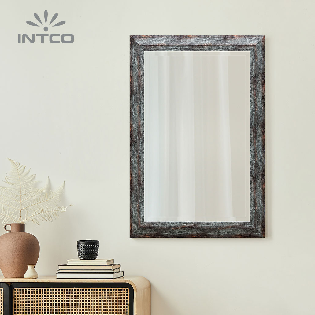 rustic wood wall mirror ideas