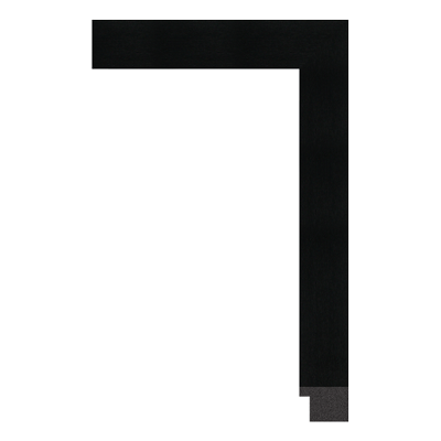 013-VI-06 — 3.07cm Schwarz PS Bilderrahmenleiste