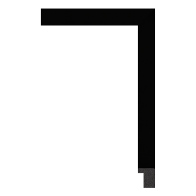 023-06 — 1.95cm Schwarz PS Bilderrahmenleiste