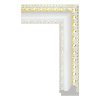 063-1385G — 8.25cm Blanc PS Baguette d'Encadrement