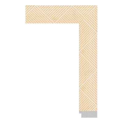 1445-ZN-671 — 5.1cm Mehrfarbig PS Bilderrahmenleiste