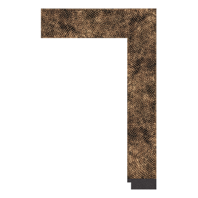 1445-ZQ-123 — 5.1cm Bronze PS Bilderrahmenleiste