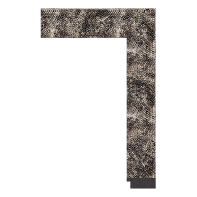 1445-ZQ-124 — 5.1cm Bronze PS Bilderrahmenleiste
