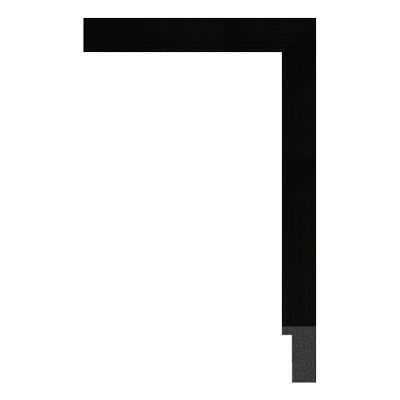 149-06T — 2cm Schwarz PS Bilderrahmenleiste