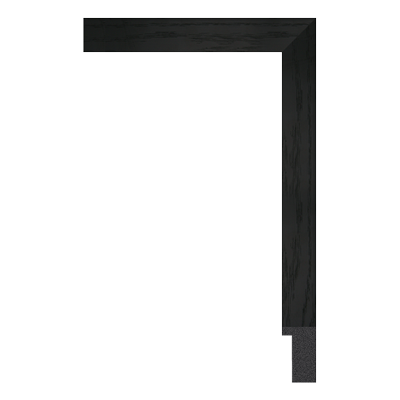 149-A075 — 2cm Schwarz PS Bilderrahmenleiste