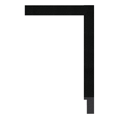 149-II-06 — 2cm Schwarz PS Bilderrahmenleiste
