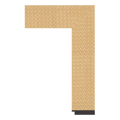 1862-YH-057 — 7.5cm Gold PS Bilderrahmenleiste