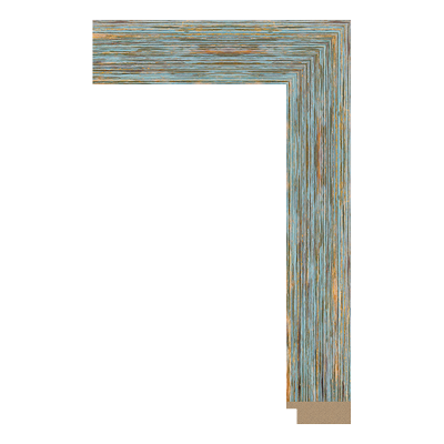 243-Y-C4 — 4.56cm Mehrfarbig PS Bilderrahmenleiste