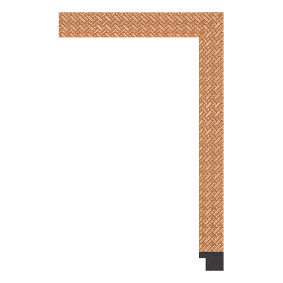 275-ZM-576 — 2cm Gold PS Bilderrahmenleiste