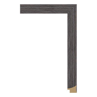 3045-D-1105 — 3.3cm Natur PS Bilderrahmenleiste
