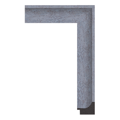 3178-1121T — 4.83cm Mehrfarbig PS Bilderrahmenleiste