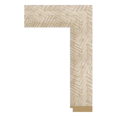 3383-ZM-39 — 7.5cm Natur PS Bilderrahmenleiste