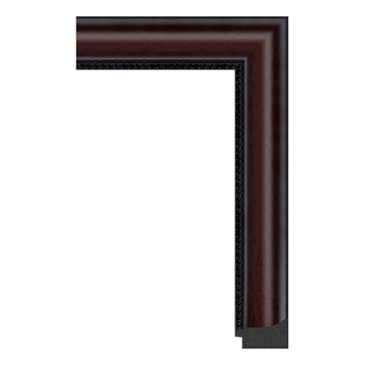 386-W286 — 4.54cm Natur PS Bilderrahmenleiste