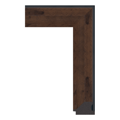 402-W384 — 6.47cm Natur PS Bilderrahmenleiste