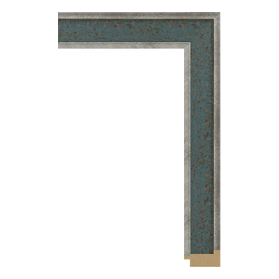 4114-C-43 — 3.8cm Mehrfarbig PS Bilderrahmenleiste