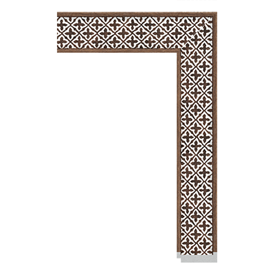 4126-B-773 — 5.1cm Mehrfarbig PS Bilderrahmenleiste