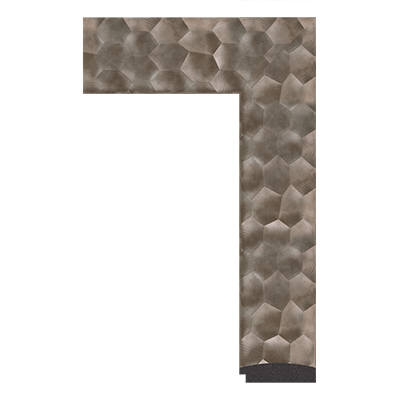4327-F-1211 — 7.6cm Bronze PS Baguette d'Encadrement