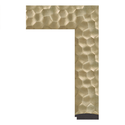 4327-F-1213 — 7.6cm Gold PS Bilderrahmenleiste