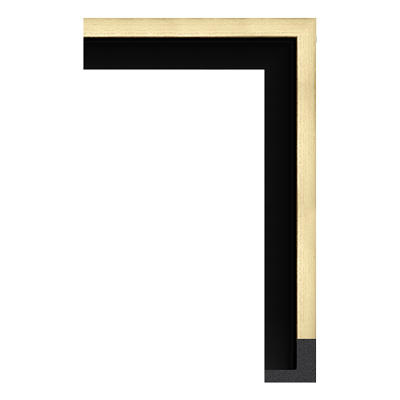 454-GA — 4.44cm Gold PS Bilderrahmenleiste