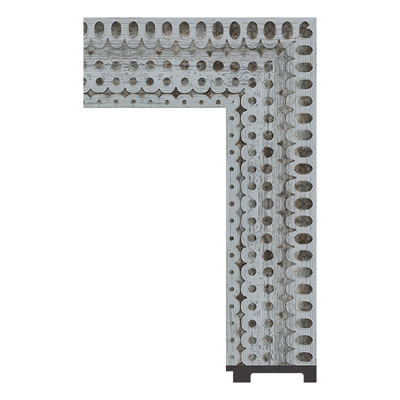 469-WK-XG-401 — 10.16cm Natur PS Bilderrahmenleiste