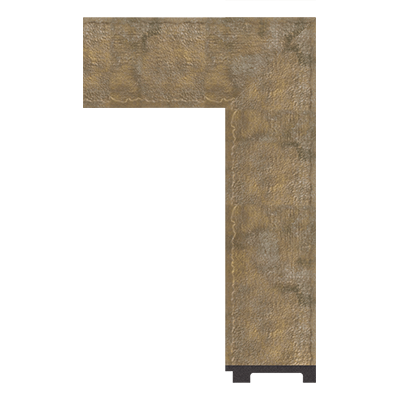 469-WK-YK-085 — 10.16cm Bronze PS Bilderrahmenleiste