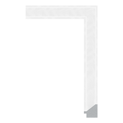 482-W1 — 3.2cm Weiß PS Bilderrahmenleiste