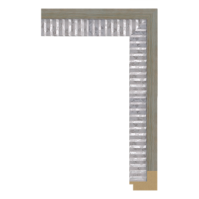 4826-C-5115 — 4.4cm Natur PS Bilderrahmenleiste