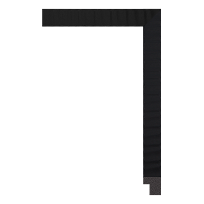 4854-B-868 — 2cm Schwarz PS Bilderrahmenleiste