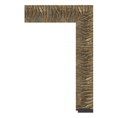 5635-B-1018 — 5.1cm Bronze PS Baguette d'Encadrement