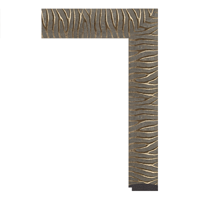 5635-B-929 — 5.1cm Bronze PS Baguette d'Encadrement