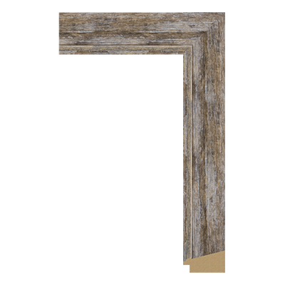 5837-A-651 — 4.5cm Natur PS Bilderrahmenleiste