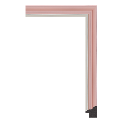6180-8092 — 2.71cm Dourado PS Moldura para Quadro