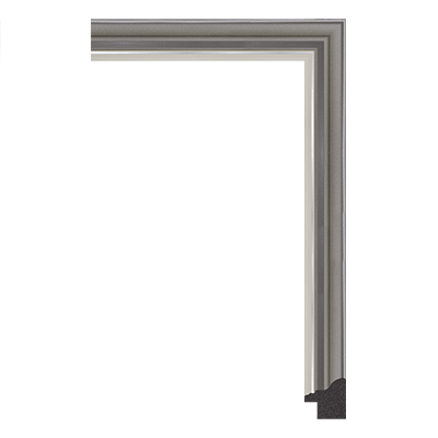 6180-8094 — 2.71cm Prateado PS Moldura para Quadro