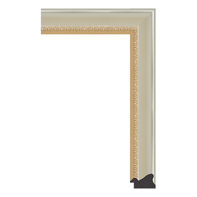 6205-A-8091 — 4.1cm Dourado PS Moldura para Quadro