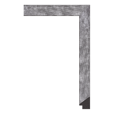 6254-A-082 — 2.81cm Silber PS Bilderrahmenleiste