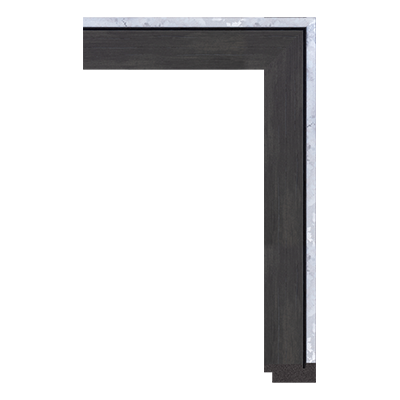 6385-A-921T — 4.1cm Noir PS Baguette d'Encadrement