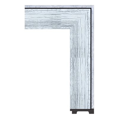 6386-WK-A-2026T — 7.7cm Naturel PS Baguette d'Encadrement