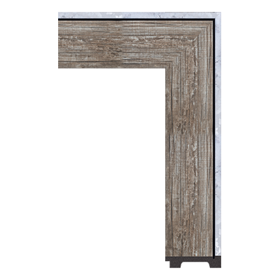6386-WK-A-382T — 7.7cm Naturel PS Baguette d'Encadrement
