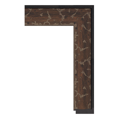 6399-A-2481 — 6.6cm Mehrfarbig PS Bilderrahmenleiste