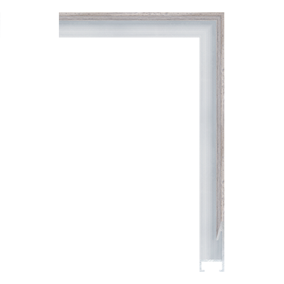 AL001-22WV — 1.6cm Naturel Aluminum Baguette d'Encadrement