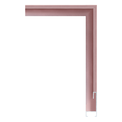 AL002-Ross Gold — 1.6cm Gold Aluminum Bilderrahmenleiste