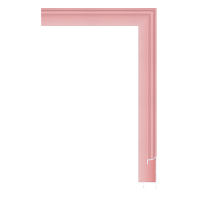 AL024-Ross Gold — 2.2cm Gold Aluminum Bilderrahmenleiste