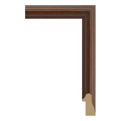 P6021-B-123CM — 2.8cm Natur PS Bilderrahmenleiste
