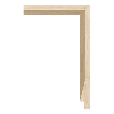 SW005-30WV — 2cm Natur Wood Bilderrahmenleiste