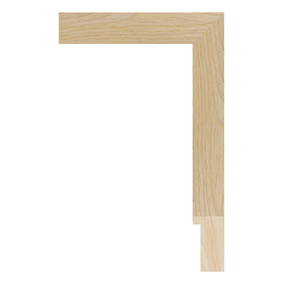 SW007-26WV — 2.8cm Natur Wood Bilderrahmenleiste