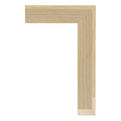 SW011-26WV — 3.5cm Natur Wood Bilderrahmenleiste