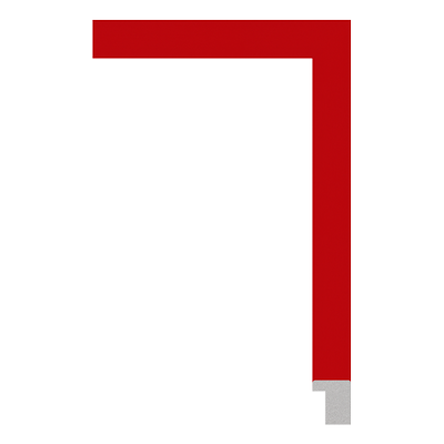 023-R PS art frame moulding corner sample